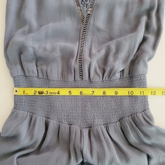 1010 * Abercrombie & Fitch Lace Romper Blue Size S - Picture 9 of 12